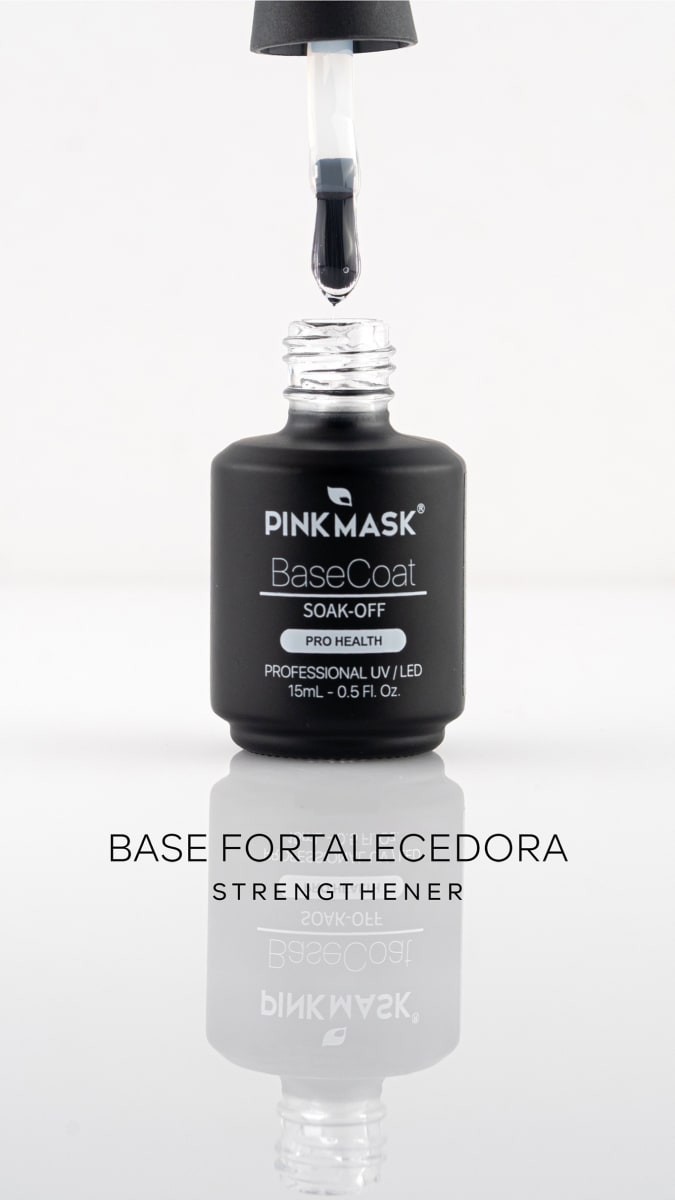 Base Coat Fortalecedora PINK MASK 0