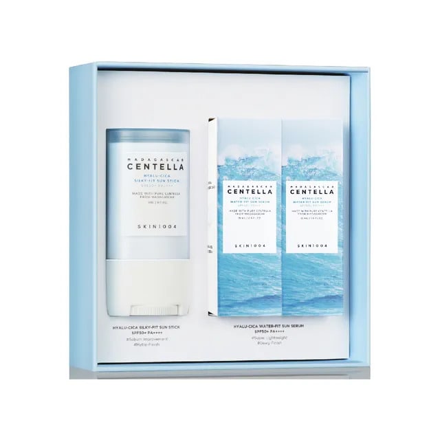 SKIN1004 Hyalu-Cica Sunsational Kit: Fotoprotector SPF 50 en Barra + Mini Tallas 0