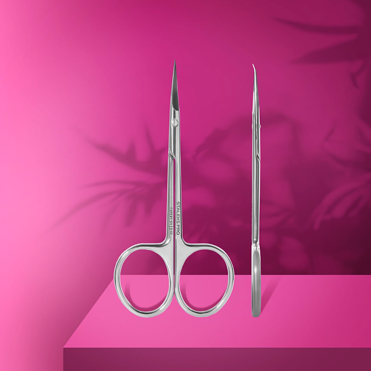 Staleks Pro Expert Tijera para Cutículas (Punta de Gancho) 51/3 0