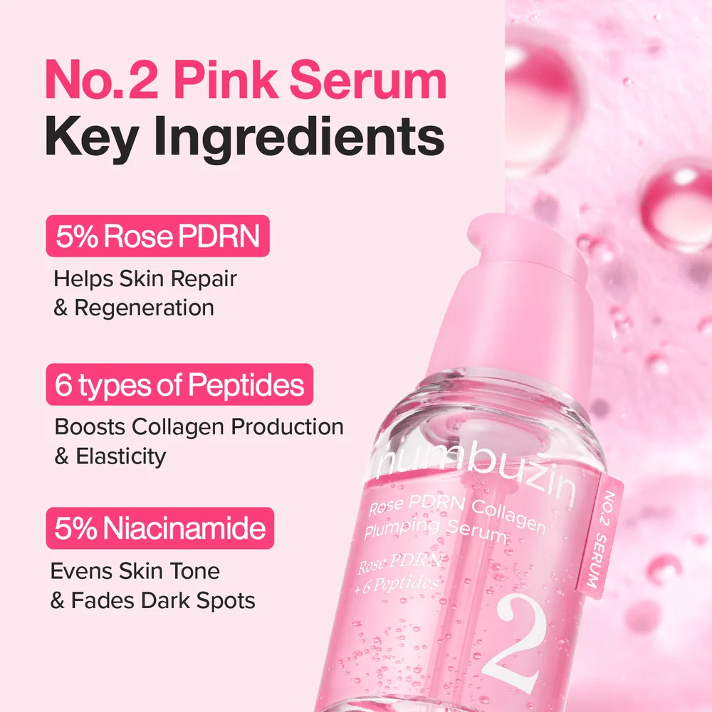 NUMBUZIN No.2 Rose PDRN Collagen Plumping Serum 30ml6