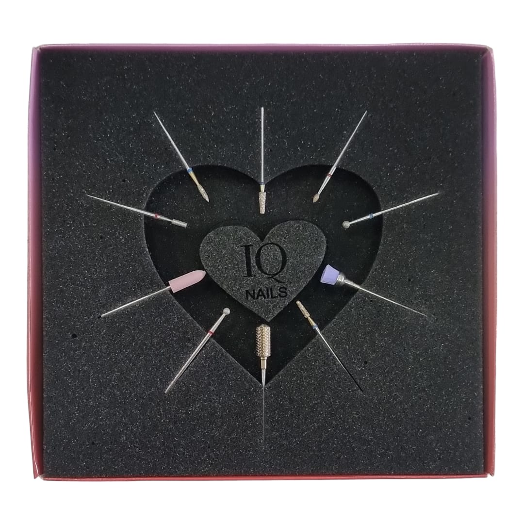 IQNAILS SET 13 FRESAS MANICURE LOVERS 10PCS CORAZON2
