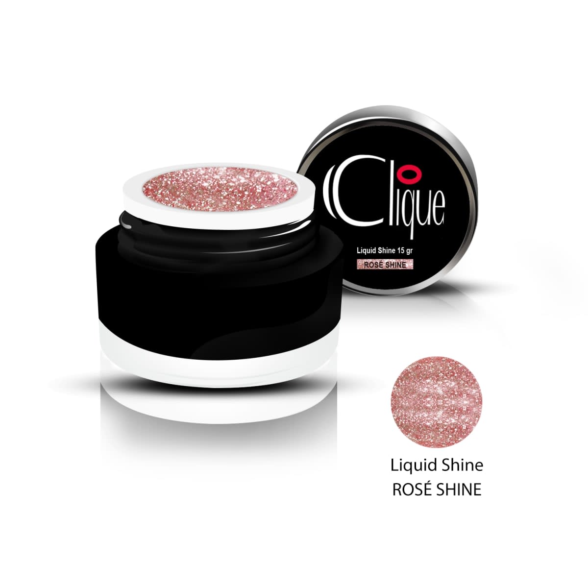 Liquid shine Rose shine CLIQUE 15g 0