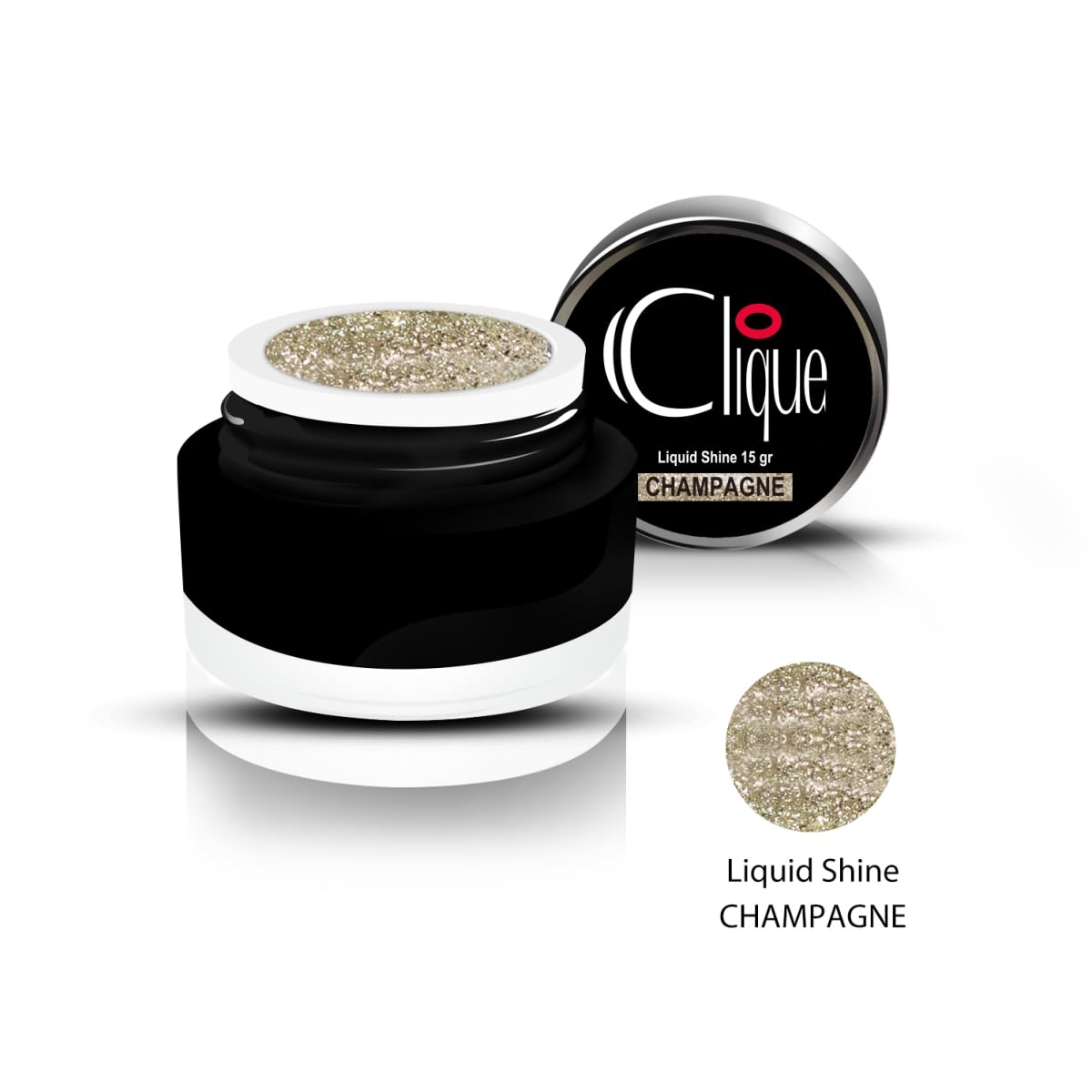 Liquid shine Champagne CLIQUE 15g 0