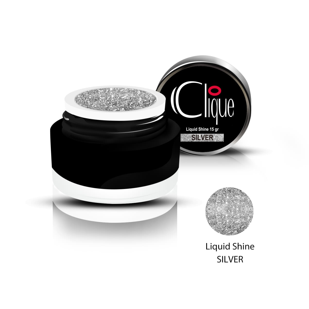 Liquid shine Silver CLIQUE 15g1