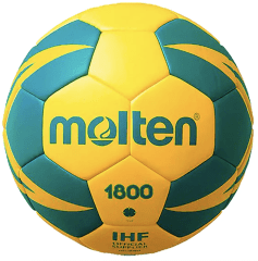 BALÓN DE HANDBOL SERIE F1800 RESINA FREE, TALLA 2