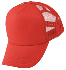 GORRO MALLA FULL COLOR ROJO