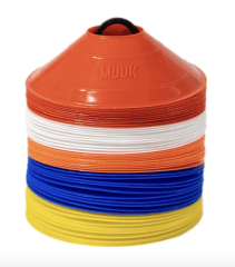 SET CONO LENTEJA, MULTICOLOR, 50 UNIDADES