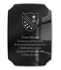 PLACA DE MADERA CERÁMICA, G 0179, COLOR NEGRA