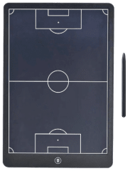 PIZARRA ENTRENADORES FUTBOL COLOR NEGRO, MAGNETICO