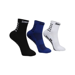 TRIPACK NON-SLIP SOCKS ANTIBACTERIAL