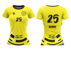 CAMISETA Y SHORT DE VÓLEIBOL | MODELO 1, COLOR AMARILLO