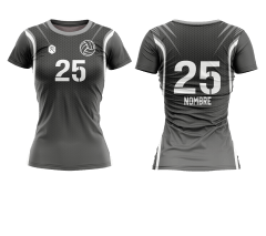 CAMISETA Y SHORT DE VÓLEIBOL | MODELO 3, COLOR GRIS