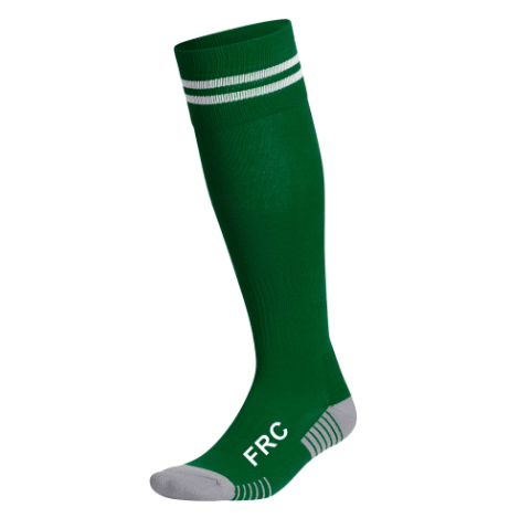 CALCETAS DE FÚTBOL VERDE CON LINEAS BLANCAS1
