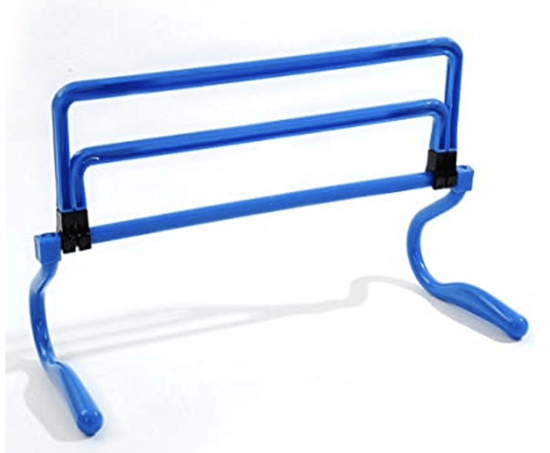 VALLA MULTIALTURA PLEGABLE 2 EN 1 COLOR AZUL1