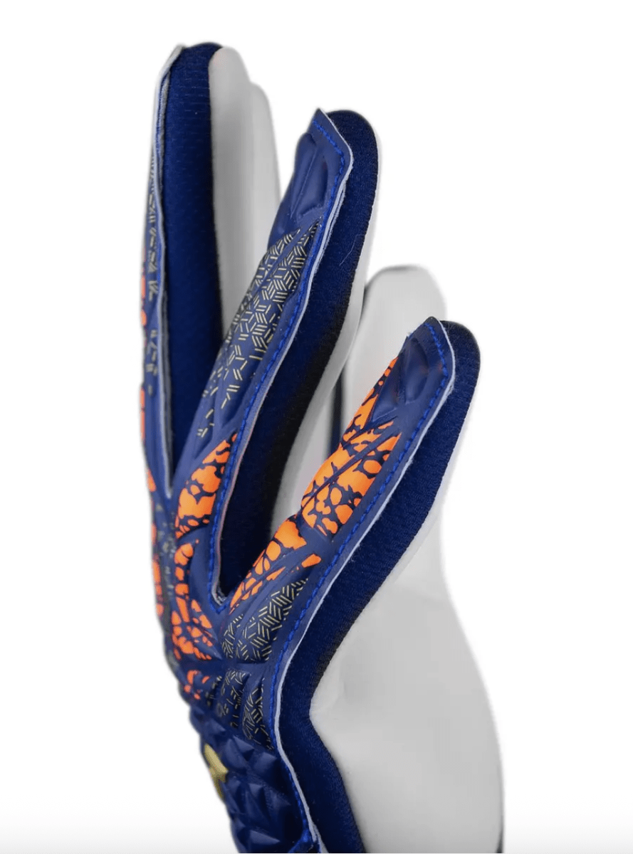 GUANTES REUSCH ATTRAKT STARTER  SOLID JUNIOR GK24 (AZULINO/DORADO/BLANCO3