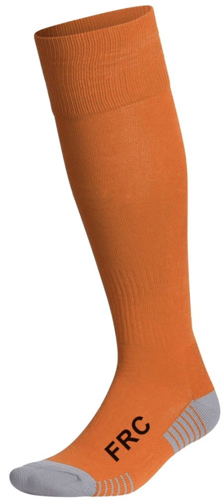 CALCETAS DE FÚTBOL COLOR NARANJO ADULTO1