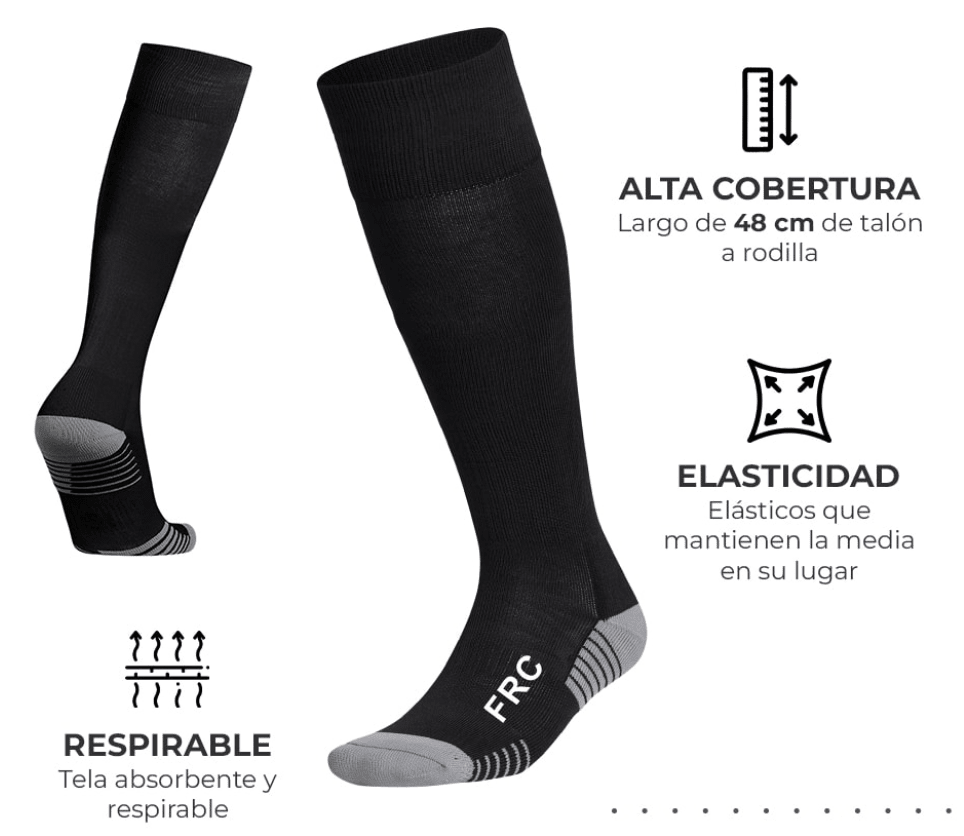 CALCETAS DE FÚTBOL COLOR BLANCO3