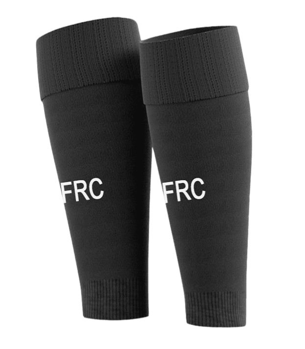 CALCETA DE FÚTBOL SIN PIE COLOR NEGRO2