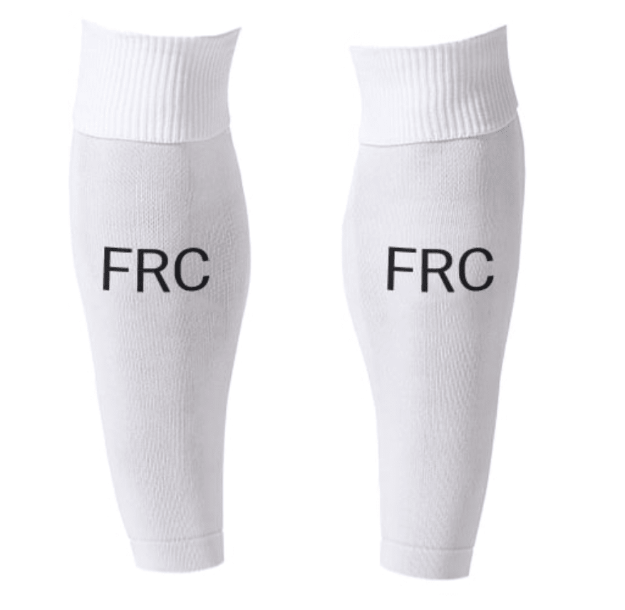 CALCETA DE FÚTBOL SIN PIE COLOR BLANCO1