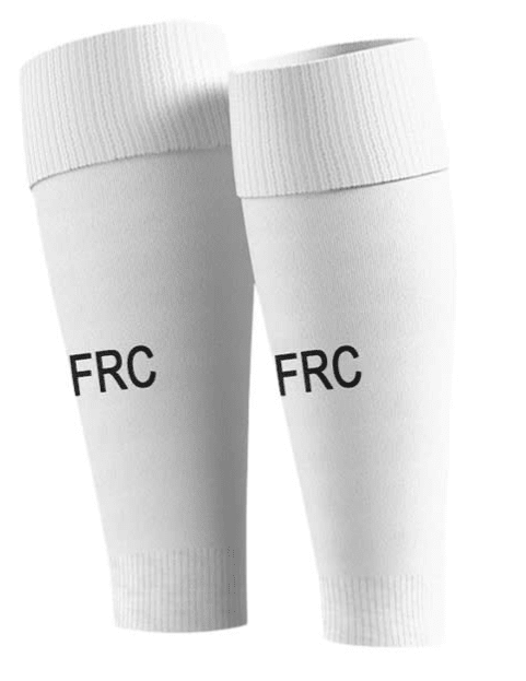 CALCETA DE FÚTBOL SIN PIE COLOR BLANCO2