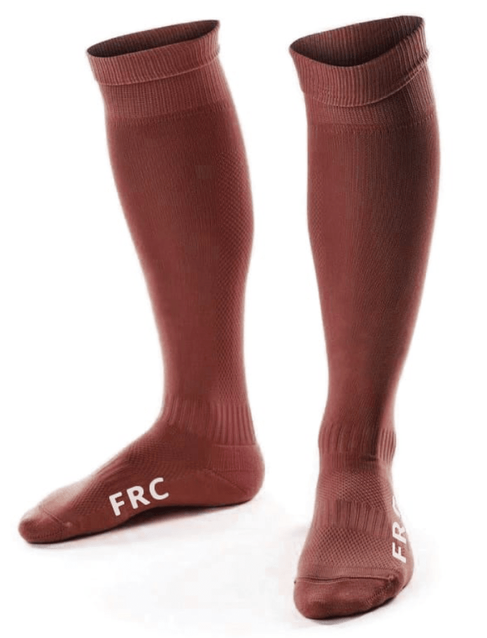 CALCETAS DE FÚTBOL COLOR VINOTINTO1