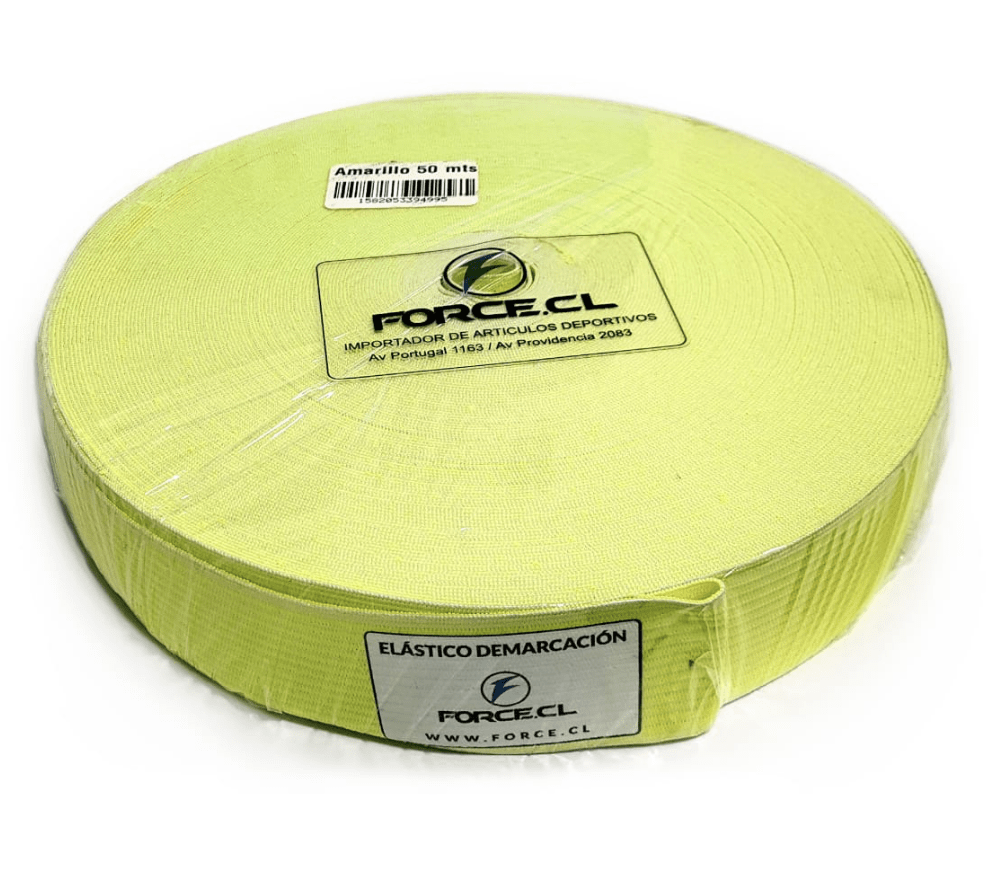 CINTA DEMARCADOR DE CANCHA 50 MTS X 5 CMS. COLOR AMARILLO1