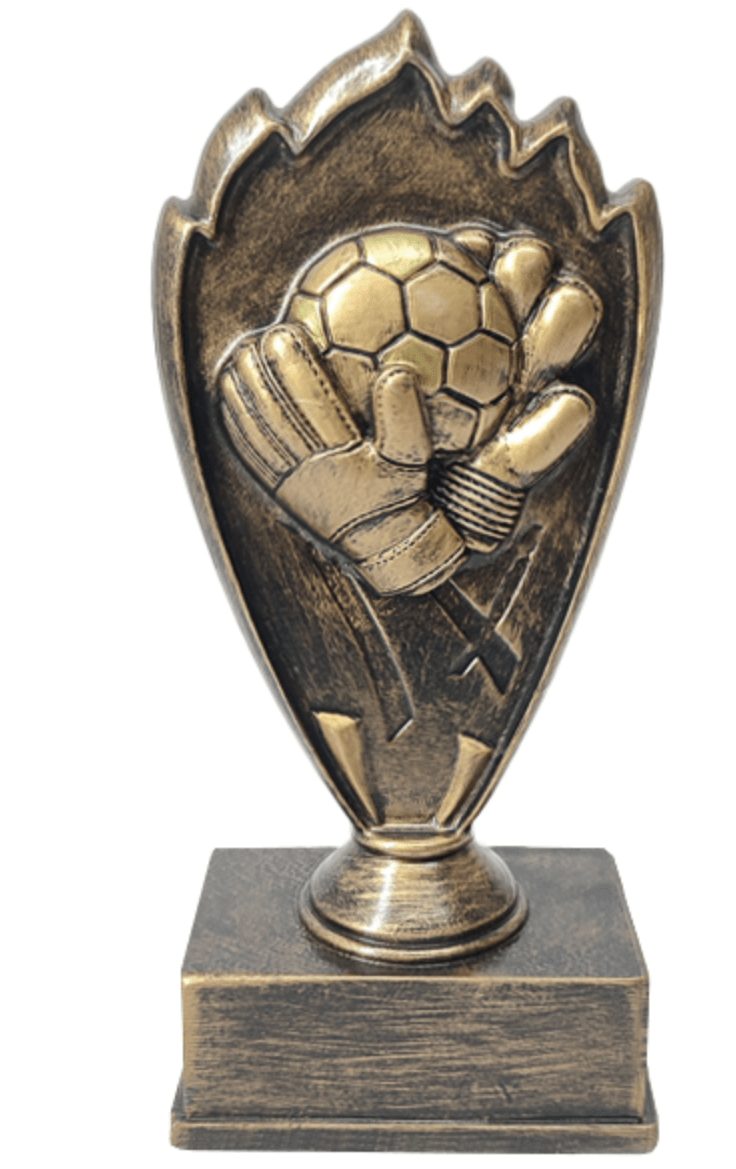 TROFEO RESINA HP03, ARQUERO GUANTES/BALÓN1