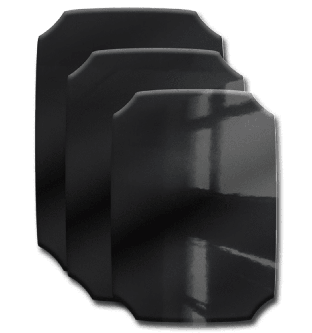 PLACA DE MADERA CERÁMICA, G 0179, COLOR NEGRA1