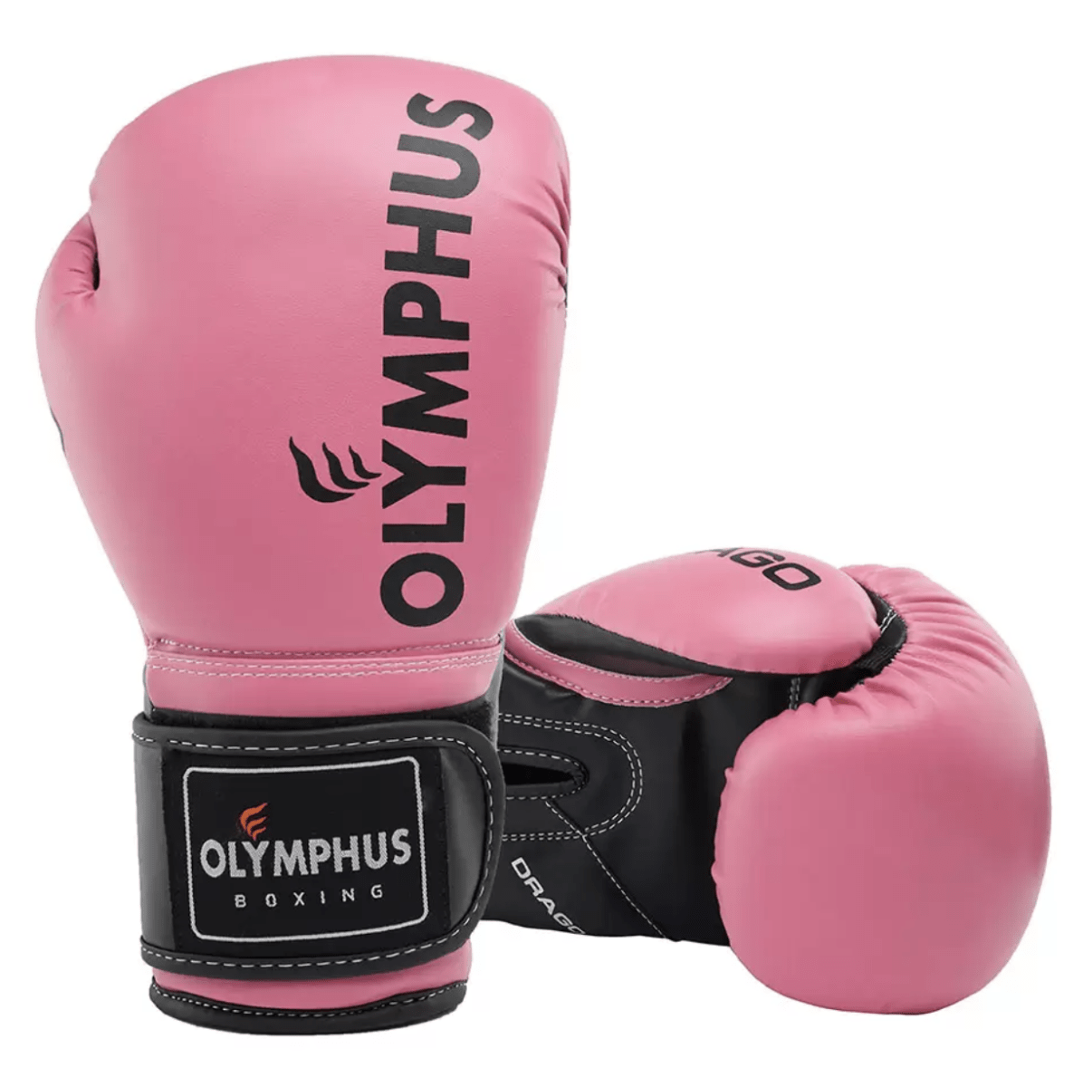 GUANTES DE BOX DRAGO OLYMPHUS, COLOR ROSADO, 10 OZ1