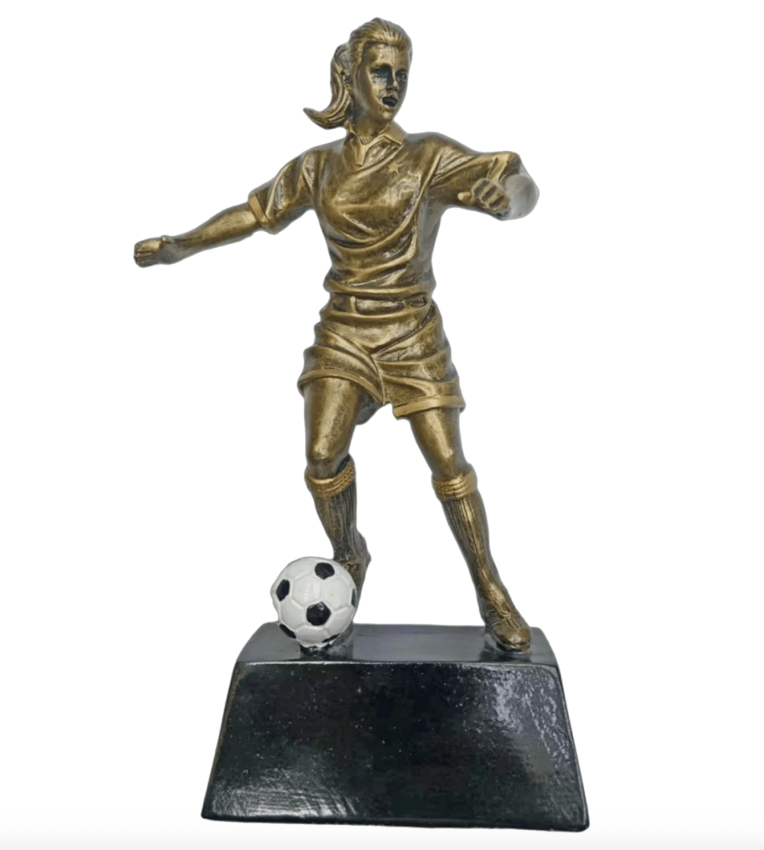 TROFEO DE RESINA MOD. FUT 20 - FÚTBOL FEMENINO1