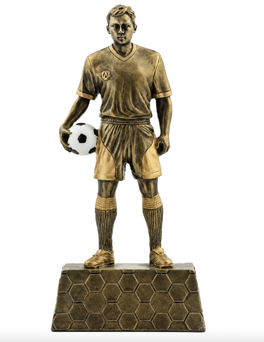 TROFEO DE RESINA MOD. FUT 55 - ARQUERO DE FÚTBOL1