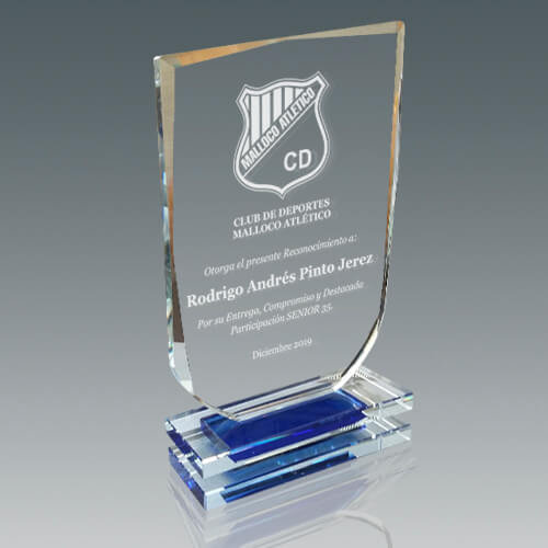 GALVANO CRISTAL ESCUDO FR 422