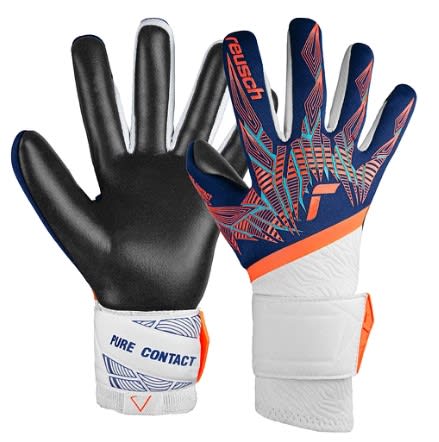 GUANTES REUSCH PURE CONTACT GOLD GK24 AZUL/BLANCO/NARANJO1