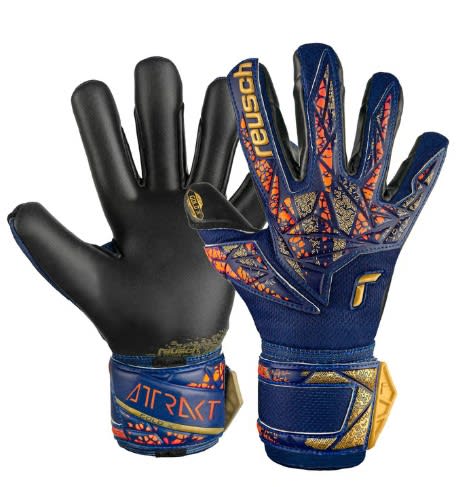 GUANTES REUSCH ATTRAKT GOLD X EVOLUTION GK24 AZULINO/DORADO/NEGRO1