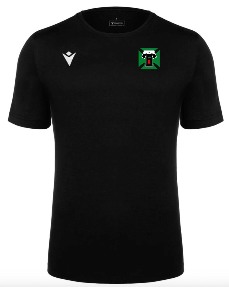 POLERA DE SALIDA, NEGRA, DEPORTES TEMUCO 20261