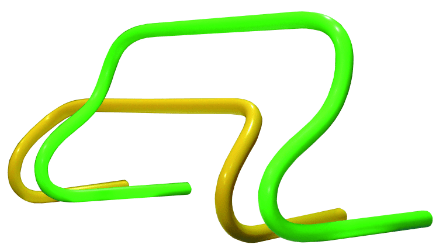 VALLA DE SALTO VERDE FLUOR MUUK, 30 CMS.1