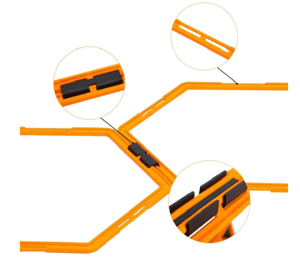 VALLA DE SALTO Y DISCO DE AGILIDAD ENTRENAMIENTO 2 EN 13