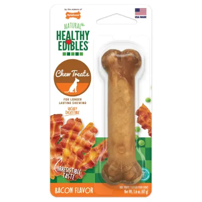 Nylabone Healthy Edibles Longer Lasting Bacon 47 G1