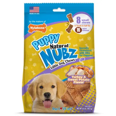Nylabone Nubz Puppy Turkey & Sweet Potato 187 G1