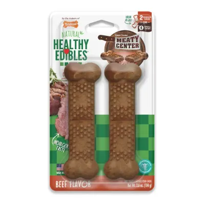 Nylabone Healthy Edibles Meaty Center Beef 104 G1