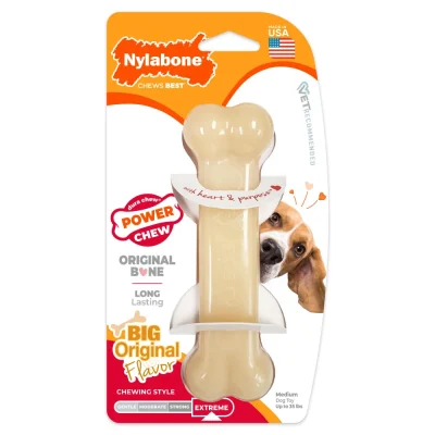 Nylabone Power Chew Bone, Original - Wolf1