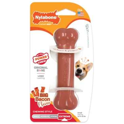 Nylabone Power Chew Bone, Bacon - Regular1