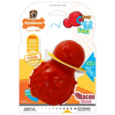 Nylabone Strong Chew Cone, Bacon - Wolf1