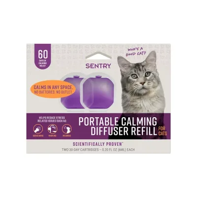 Repuesto difusor calmante portátil Sentry para gatos 2 ct1
