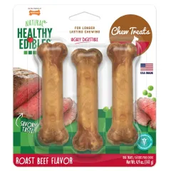 Nylabone Healthy Edibles Longer Lasting Roast Beef 141 G