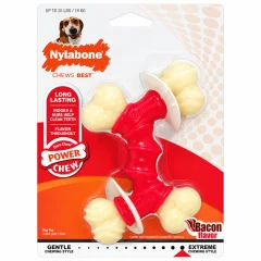 Nylabone Power Chew Double Bone Bacon - Wolf