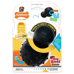 Nylabone Strong Max Chew Black Cone, Beef - Wolf