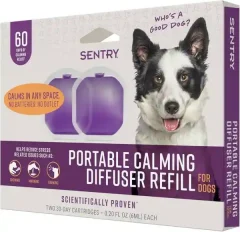 Repuesto difusor calmante portátil Sentry para perros 2 ct