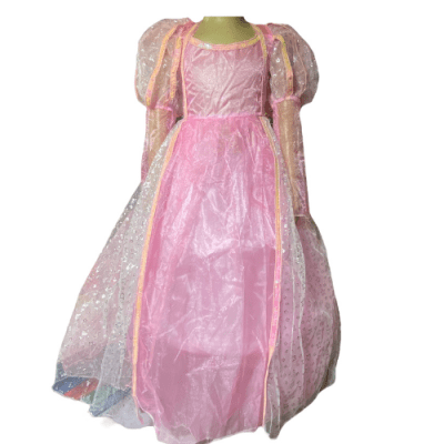 DISFRAZ PRINCESA ROSADA 12A14 ANOS