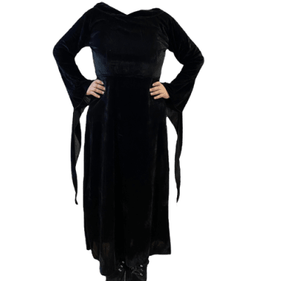 DISFRAZ MORTICIA#